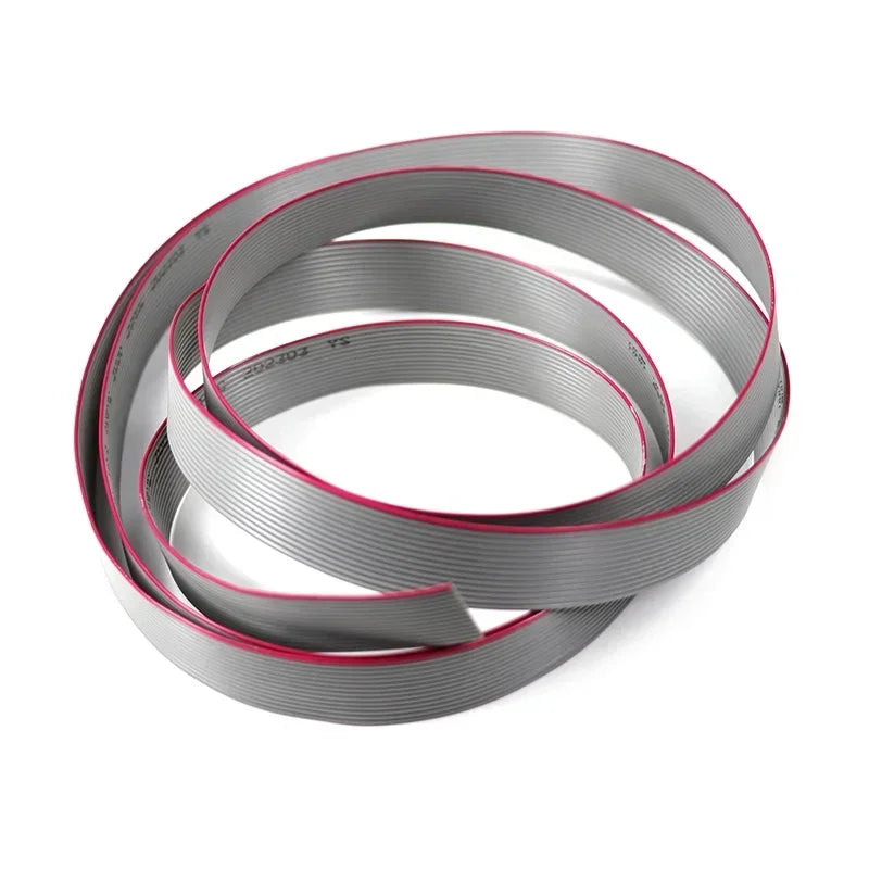 1~10m 1.27mm UL2651 Gray Wire Flat Ribbon Cable 28AWG 10 14 16 20 26 30 34 40 50 60pins 300V for 2.54mm IDC Connector Data Cable