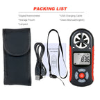 TL-303 Digital Anemometer Wind Speed Wind Chill Temperature Humidity Heat Index Dew Point Barometric Pressure Altitude Meter