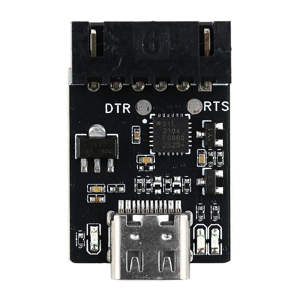 CH9102F CP2104 Downloader Module Chip Program Burning for ESP32 MINI 7Pin TYPE-C USB to UART RS232 RS485 Serial Port Download