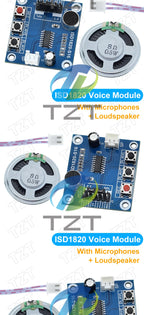 GREATZT ISD1820 recording module voice module the voice board telediphone module board with Microphones + Loudspeaker