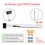 Original Hotend For Bambu Lab p1 X1 P1P X1C P1S Upgrade Hot end Print Head Heater Thermistor For bambulab Hardened steel Nozzle