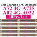 10Pcs Charging FPC Connector On Board For Samsung Galaxy A04s A14 A24 A34 A54 A05s A15 A25 A33 A35 Mainboard Flex Cable Plug