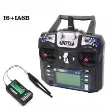 Flysky FS-i6 FS I6 2.4GHz 6CH RC Transmitter Radio Systems Controller FS-iA6B Receiver for RC Helicopter Plane Quadcopter Glider