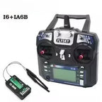 Flysky FS-i6 FS I6 2.4GHz 6CH RC Transmitter Radio Systems Controller FS-iA6B Receiver for RC Helicopter Plane Quadcopter Glider
