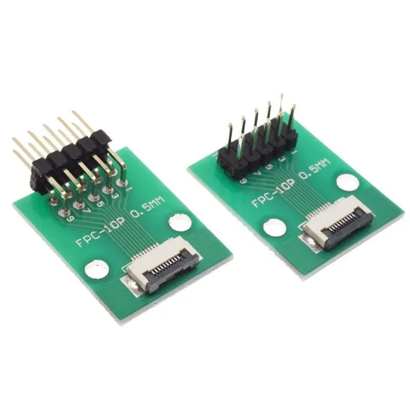 FPC/FFC Adapter Board Welded 0.5mm/1.0mm Pitch Connector Turned Straight Into 2.54 Flexible Cable Adapter Seat 4P 6 8P 10P~80Pin