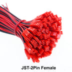 JCD For LED Lamp Strip RC Toys Battery 26 AWG JST Plug Connector 2 Pin Male Female Plug Connector Cable Wire  10/30cm
