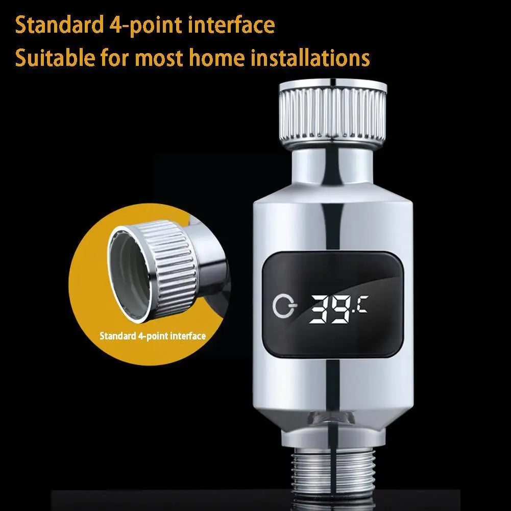 Shower Head Water Temperature Monitor Electricity LED Temperature Display Faucets Thermometer Shower Home Meter Water Bathi Z4Q7