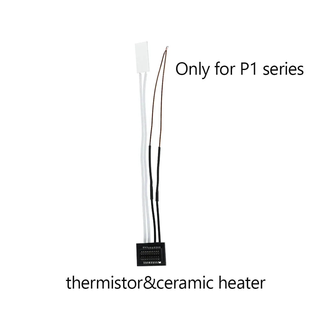 Heater and Thermistor For Bambu Lab P1P X1C P1S X1 X1E V4.0 Upgrade Hot end Print Head 3D Printing Parts for bambulab  P1S