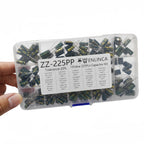 225Pcs/Box Capacitor Kit Aluminum Electrolytic Capacitors Set 15Values 16V-50V 1uF-470uF Assorted Kit Storage Low ESR