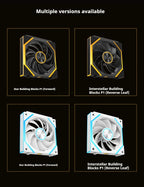Star Brick P1 Jungle Leopard Interstellar SE Building Block Fan Triple ARGB 12cm Desktop Computer Wireless Splicing Fan