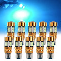2/6/10PCS LED Signal Light Bulb Package 3030 12V 24V DC Orange Amber 158 175 Position 2821 Parking 2827 2525 T10 Car Truck Bulbs