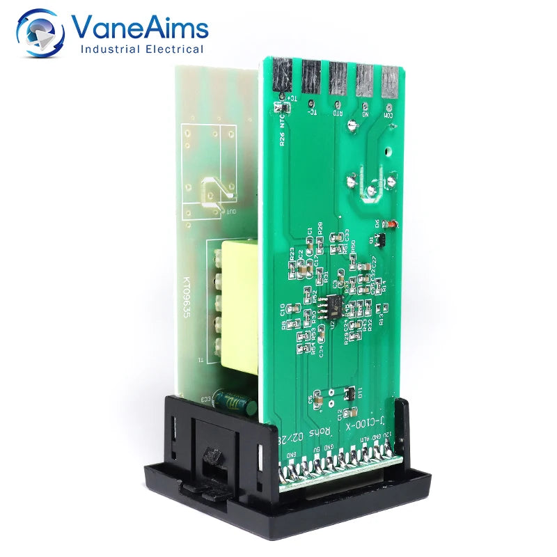 REX C100 Digital PID Temperature Controller REX-C100 Thermostat 0-400℃ K Type Input 40DA SSR Relay 0-40A Heatsink VaneAims