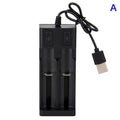 2-Slot Smart 18650 Battery Charger - USB-C Powered Lithium Ion Charger with LED Indicators, Universal Compatibility