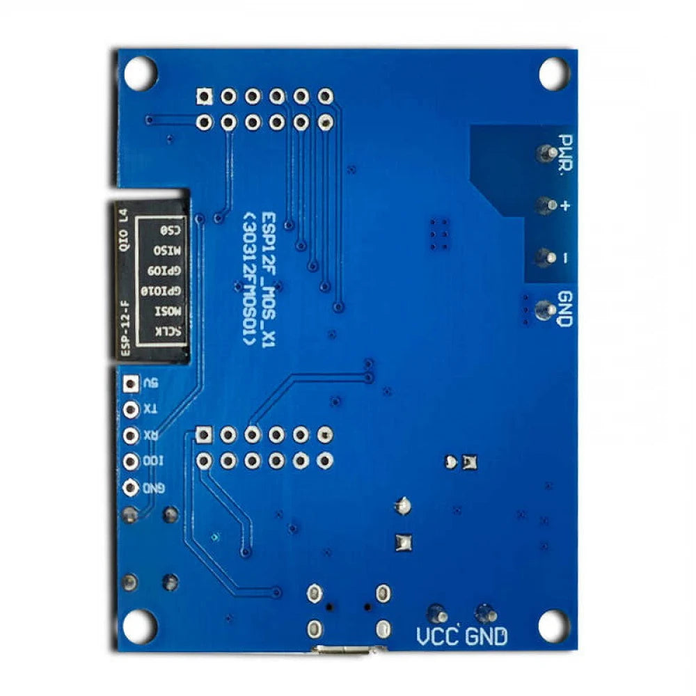 32Mbit SPI Flash Development Board DC5-80V ESP12F WiFi Relay Board 1 Way Relay Module Development Board Onbaord ESP-12F Module