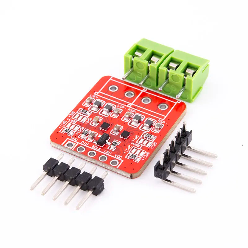5-15pcs New original MAX98357A stereo PCM input Class D amplifier I2S stereo audio module 8 channel TDM