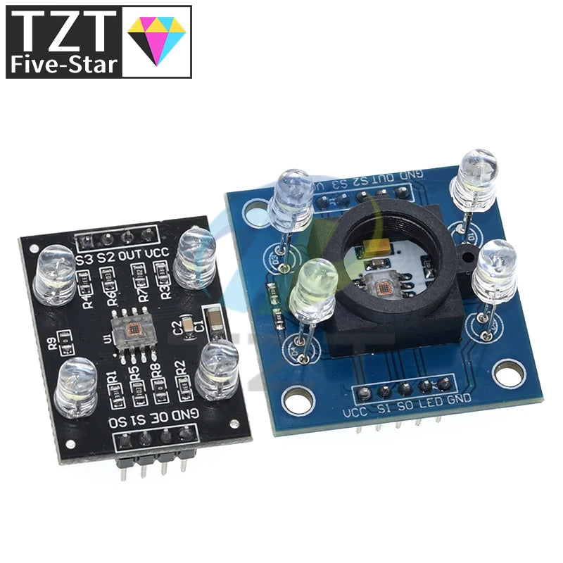 TZT Color recognition sensor TCS230 TCS3200 Color sensor Color recognition module for arduino DIY Module DC 3-5V Input