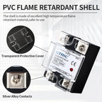GTRIC SSR Solid State Relay Module 10A 25A 40A 50A 60A 80A 100A DC To AC AC To AC DC To DC 24-380V AC Single Phase Control Relay