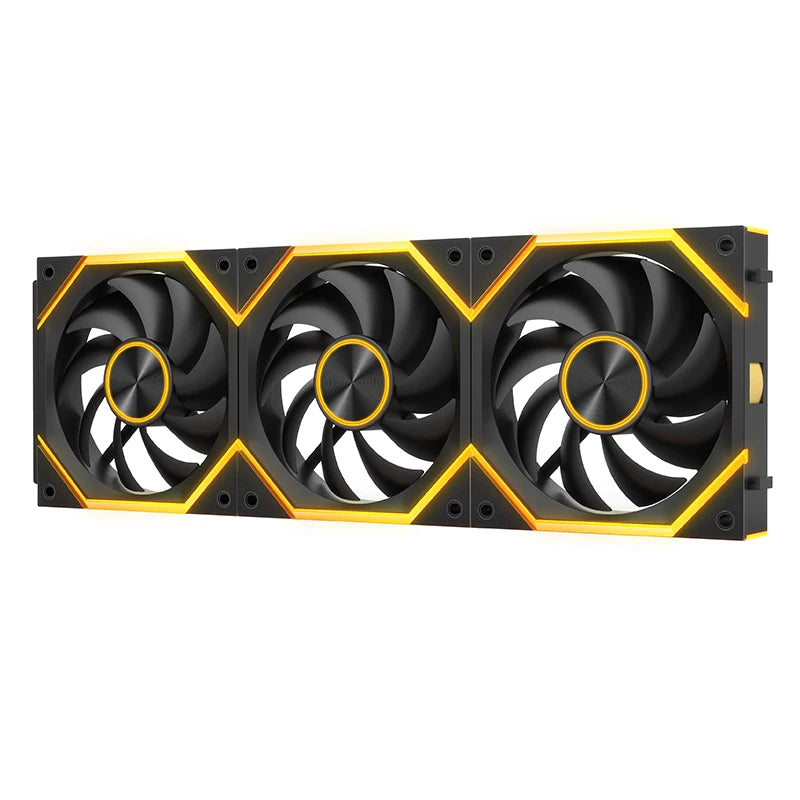 Star Brick P1 Jungle Leopard Interstellar SE Building Block Fan Triple ARGB 12cm Desktop Computer Wireless Splicing Fan