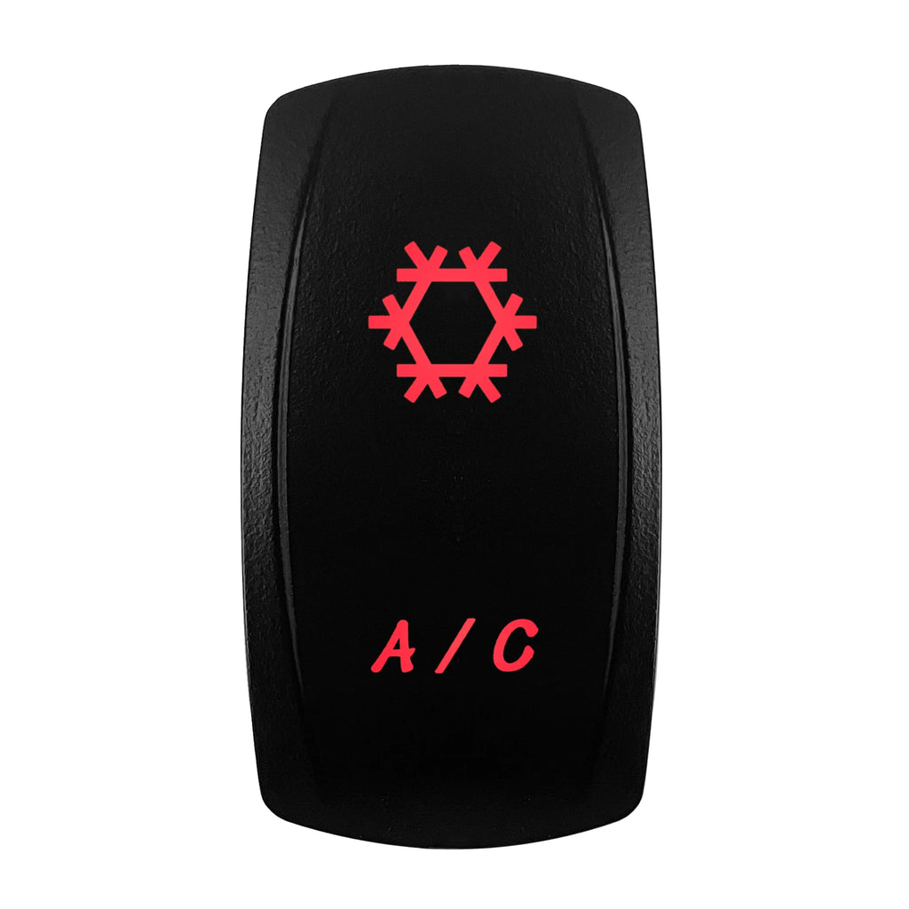 Red Led Light Rocker Switch 12V/24V SPST DPDT Toggle Switch ON OFF/ ON OFF ON Backlight Latching / Momentary Dash Panel Control