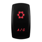 Red Led Light Rocker Switch 12V/24V SPST DPDT Toggle Switch ON OFF/ ON OFF ON Backlight Latching / Momentary Dash Panel Control