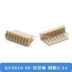 50/100PCS KF2510 connector straight pin socket bent pin socket 2.54MM 2A 3AW 4 5 6 8 10 12P