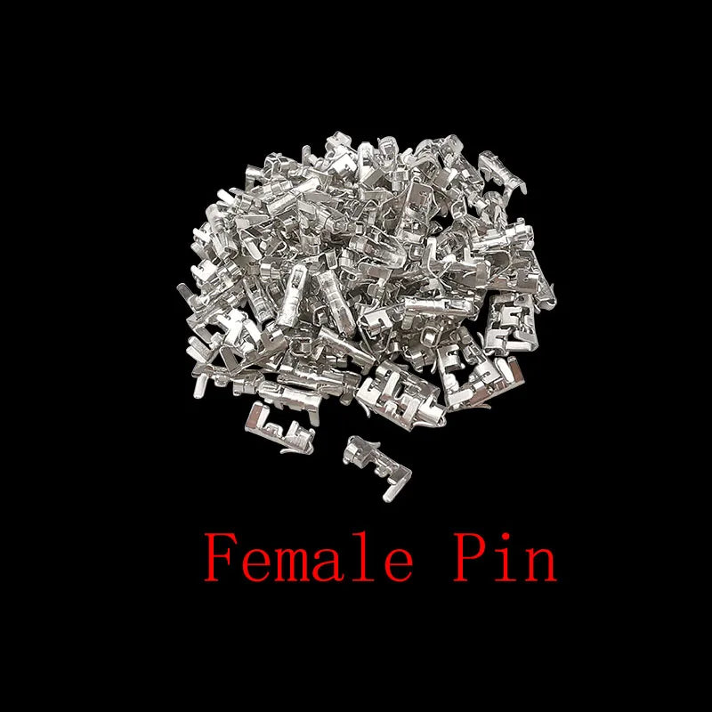 100Pcs JST XH 2.54mm Pitch 2/3/4/5 Pin Plastic Shell Male Plug Female Jack Socket Terminals Housing Wire Connector XH2.54 White