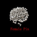 100Pcs JST XH 2.54mm Pitch 2/3/4/5 Pin Plastic Shell Male Plug Female Jack Socket Terminals Housing Wire Connector XH2.54 White