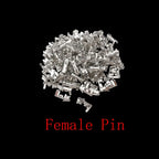 100Pcs JST XH 2.54mm Pitch 2/3/4/5 Pin Plastic Shell Male Plug Female Jack Socket Terminals Housing Wire Connector XH2.54 White
