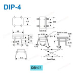 Diode Bridge Rectifier DB107 KBPC610 KBPC1010 KBPC1510 KBPC2504 KBPC2510 KBPC3510 KBPC5006 KBPC5010 1A 6A 10A 15A 25A 35A 50A