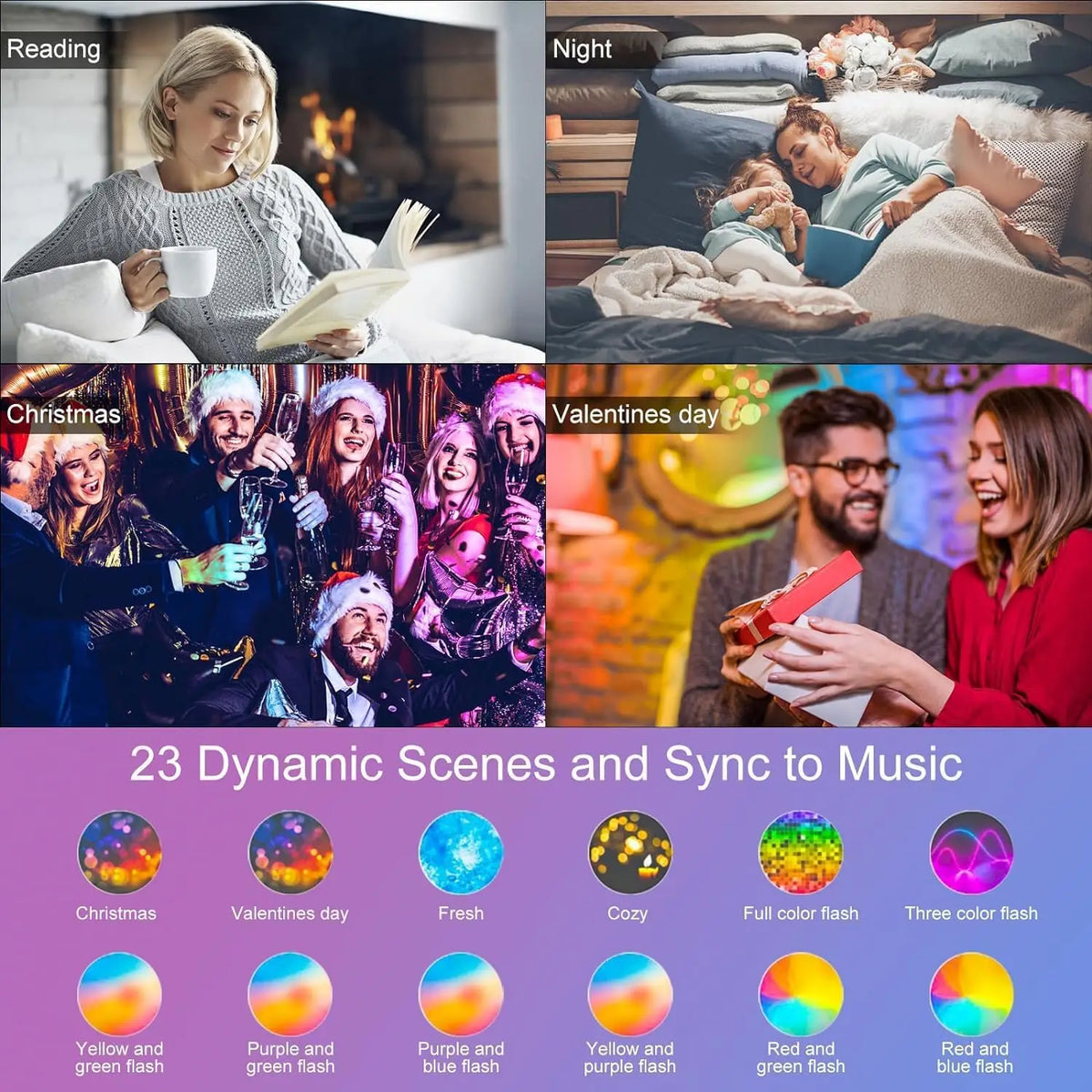 1-10PCS 10W Smart LED Downlight Bluetooth Ceiling Lamp RGB CCT Lamp APP Remote Control Color Changing Light for Google Alexa Hom