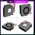 2PCS 5V USB Brushless Blower Cooling Fan USB Ventiliator Computer Case Cooler  PBT CPU Radiator USB Fan PC USB Gadgets