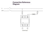 RM1A Series Solid State Relay 25A  40A 50A 75A Zero Cross SSR DC to AC for Heater Control