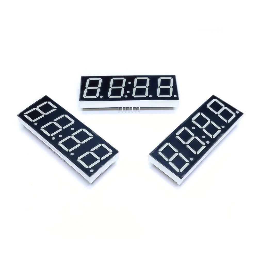 10PCS 0.8 inch 4-digit clock digital tube 71.5mmX26mm digital display "8" height 20.3mm 7-segment digital tube 8402 series 14PIN