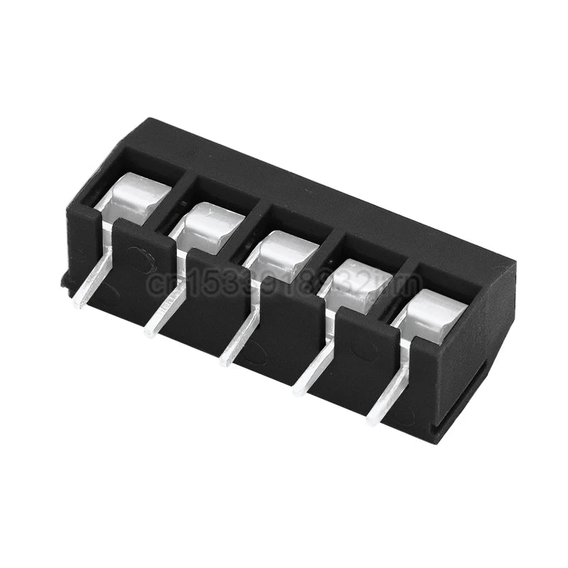 10Pcs KF301 Straight Pin 2P 3P 4P 5P 6P Screw PCB Terminal Blocks Pitch 5.0mm Connector Assortment Kit KF-301