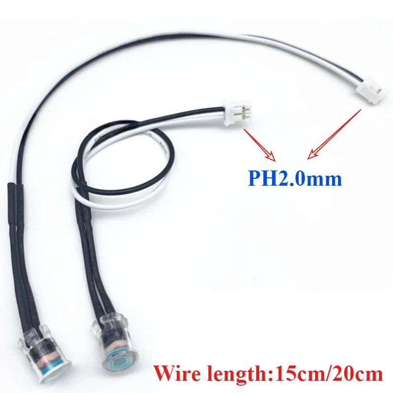 5/10/30/50Pcs/lot 5516 5528 Light Dependent Resistor Photoresistor Waterproof Cable Wire Monitoring Line Length 15CM 30CM
