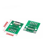 1PC FPC FFC to 2.54mm DIP PCB Adapter 0.5mm Pitch 6 8 10 12 14 20 30 40Pin SMT to Through Hole Connector for PCB Board Converter