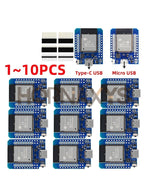 1-10PCS/ D1 Mini LIVE ESP32 ESP-32 WiFi+Bluetooth Internet of Things Development Board based ESP8266 Fully Functional TYPE-C