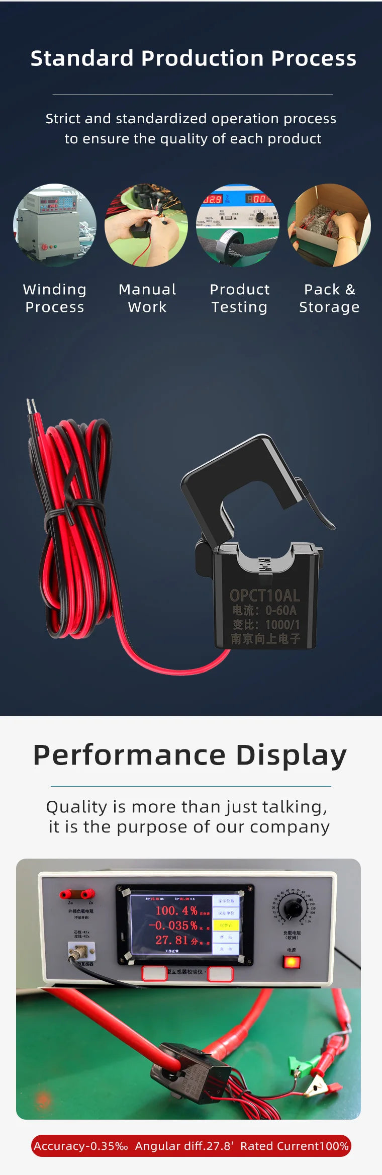 NJXSE OPCT10AL 1000/1 2000/1 3000/1 Clamp Sensor 5A 10A 20A 30A 50A 60A 80A High Quality AC CT Split Core Current Transformer