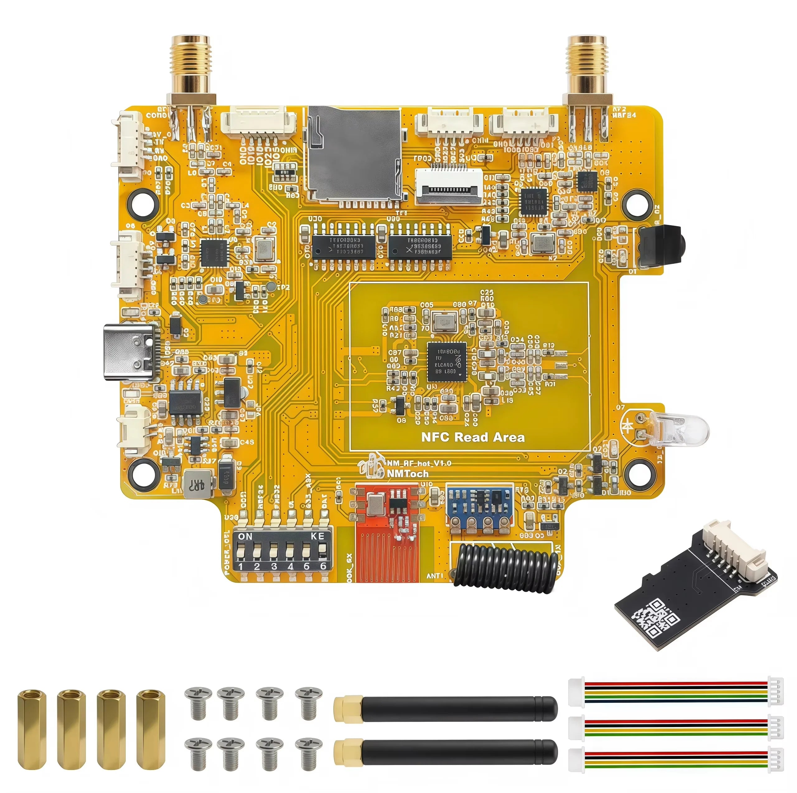 NM-RF-Hat Companion Hat Multi-Band RF for CYD Bruce TX/RX NRF24 PN532 CC1101 ESP32-2432S028 IR Power Mgmt 433M TF Slot OOK