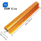 RX24 Aluminum Power Metal Shell Case Wirewound Resistor 200W 300W 500W 0.1~10K 0.22 0.33 0.5 1 2 4 8 20 30 100 200 300 500 1K 2K