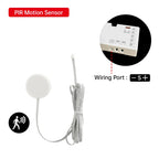 LED Cabinet Sensor Switch DC12-24V Dupont Port Touch/PIR Motion/Dual Door Motion Sensor /Penetrable Wood Detection Design 25MM