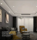 Recessed COB Spotlights 3CCT TUYA Bluetooth/Zigbee Matter Dimmable LED Downlight 110/220V Dimmable Ceiling Lamp Bedroom Kitchen