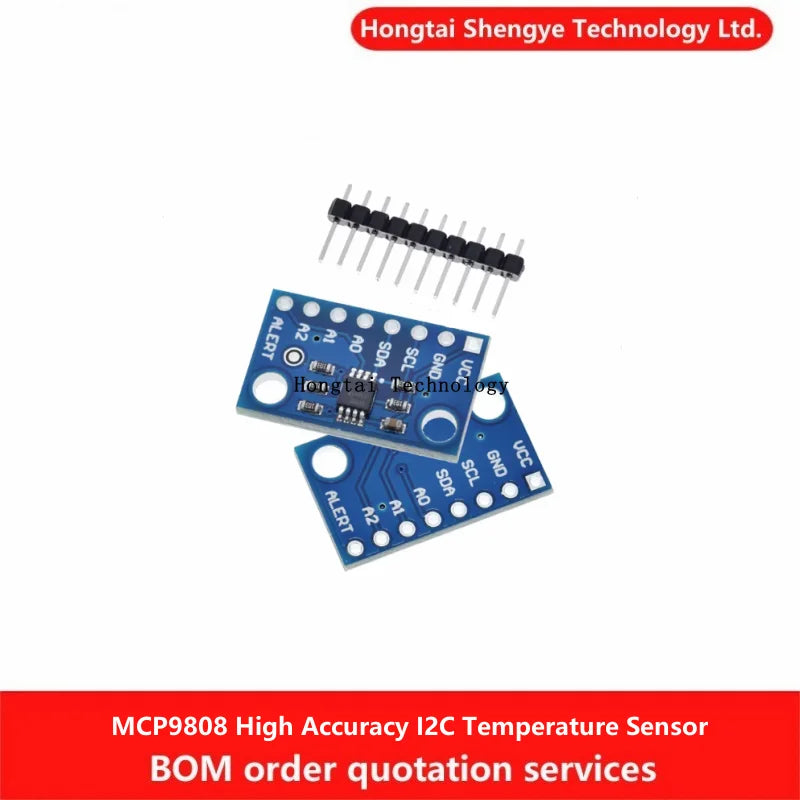 MCP9808 High Accuracy I2C ±0.25°C / 0.0625°C Resolution Temperature Sensor Module