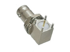 1pcs Connector BNC Jack Female Bulkhead Right Angle Solder PCB Mount Wire Terminals RF Coaxial Adapter New FJP-T1