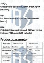 Mini STM32F103C8T6 CH340 Development Board Original Chip Microcontroller Core Board ARM Architecture Minimum System Correx-M3