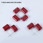 CBB22 Metalized Polypropylene Film Capacitor Assortment Kit 100PF to 820nF 100V-630V Electronic Component for Circuit DIY Repair
