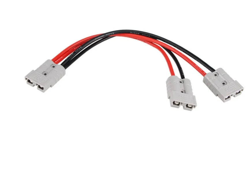 1PCS 50A Anderson SB50 Connector Cable Assembly, Electric Forklift UPS Battery Charging Plug with 6AWG/10AWG Pure Copper Wire