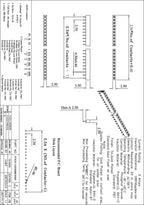 20PCS 2.54mm PH8.5/7.1/6.8/5.0/3.5mm DIP Single Row 1*2P3P4P5P6P-40P Straight Rohs Gold 0.1" Pitch PCB Female Pin Header Socket