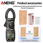 ANENG ST170 Clamp Meter Digital Multimeter Tester 500A AC Current AC/DC Voltage+B18 Highlight Voltage Tester Pen Electrician Set
