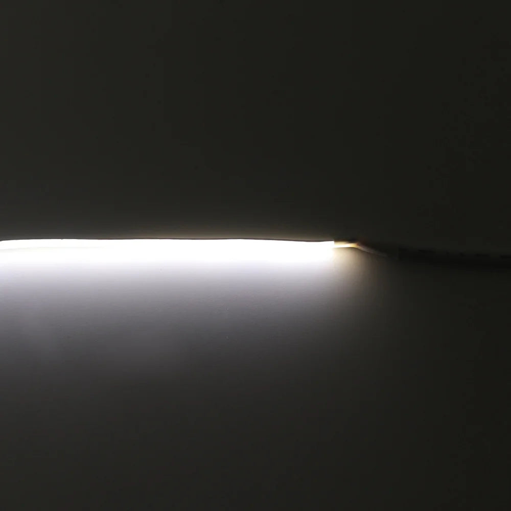 5V USB 3mm PCB COB LED Strip Light with Switch Dimmer Remote Control 320 LEDs High Density Linear Lighting Flexible Tape Lamp